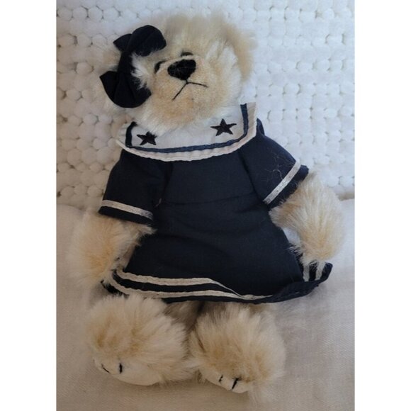 Beanie Babies Other - Vintage 1993 Retired TY Attic Treasures Breezy Bear jointed dress hat PLUSH